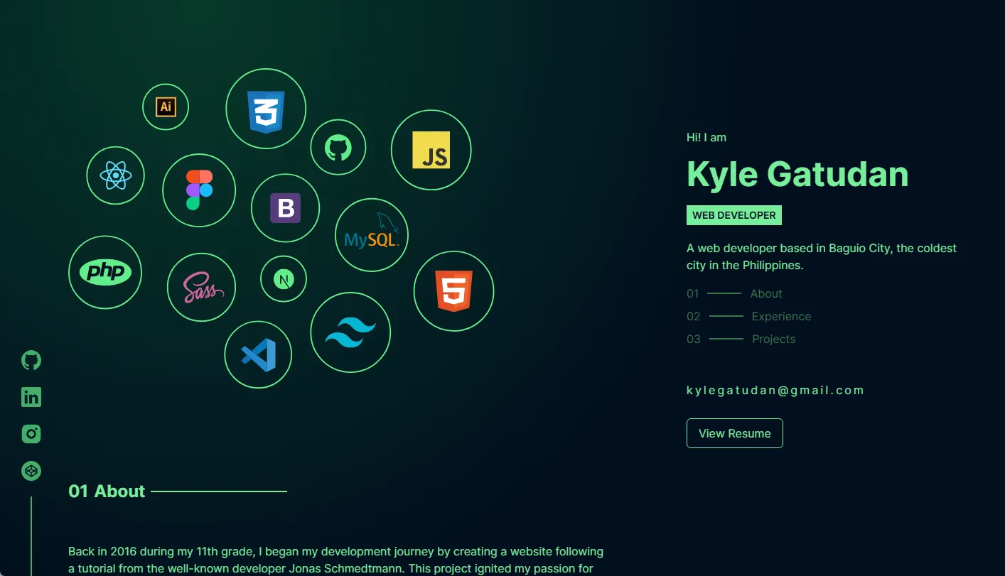 Portfolio v1 — Where it started